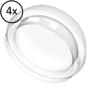 Coiffes de rétention sans broche / transparent / 1 kg