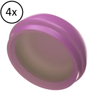Cofia de retención sin pin / morada / 1,5 kg